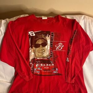 Vintage Dale Earnhardt Jr. Long Sleeve T-Shirt - Men's 2XL Red